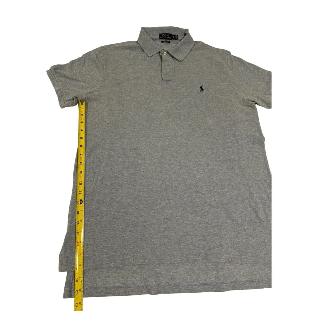 Polo Ralph Lauren Mens Custom‎ Fit Polo Blue Rugby Pony XL